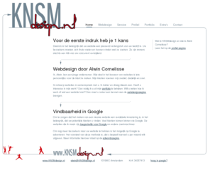 knsmdesign.nl: KNSMdesign.nl - Webdesign te Amsterdam door Alwin Cornelisse
KNSMdesign, website ontwerp en bouw door Alwin Cornelisse, Amstrerdam