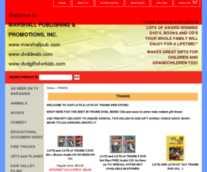 lotsoftoytrains.net: TRAINS
Shop here for the best in train dvds, music cds and train related gift items.