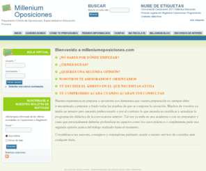 milleniumoposiciones.com: Millenium Oposiciones | Preparación Online de Oposiciones: Especialidad en Educación Primaria
Preparación de Oposiciones a Primaria.