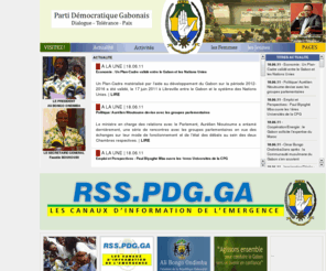 pdg.ga: PDG - Parti Démocratique Gabonais - Dialogue , Tolérance, Paix
???