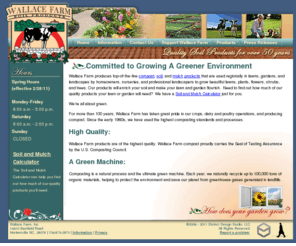 wallacefarmproducts.com: Wallace Farm, Inc - Huntersville, North Carolina - Landscaping Products
Wallace Farm, producers of quality soil products and composting including mulch, wood chips, potting soil and top soil for your lawn and garden