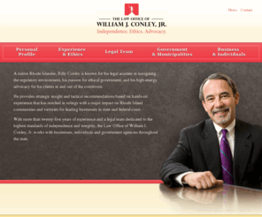 wjclaw.com: The Law Office of William J. Conley Jr.
With more than twenty-five years of experience and a legal team dedicated to the highest standards of independence and integrity, the Law Office of William J. Conley, Jr. works with businesses, individuals and government agencies throughout the state