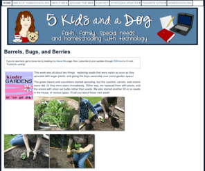 5kidsandadog.com: 5 Kids and a Dog
I strive to help parents by supporting their parenting and homeschooling efforts. We share the journey in all stages of our kids&#39; lives, from infancy through adulthood. I&#39;m not afraid to talk about the &#39;taboo&#39; subjects either!