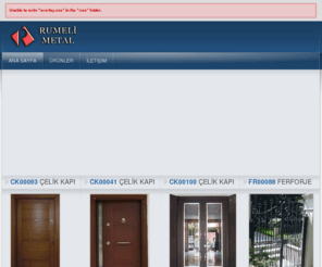 rumelimetal.com: Rumeli Metal
çelik kapı, ferforje, otomatik kapı,kale kilit,alinminyum doğrama, pimapen,demir kapı,bahçe kapısı,steel door,metal,Çelik kapı, otomatik kepenk,ferforje,daire kapısı,apartman kapısı,rumeli metal,