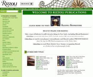 rizzoliusa.com: Rizzoli New York
Welcome to the Rizzoli USA web site