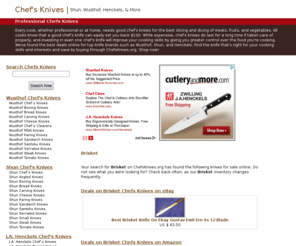 chefsknives.org: Professional Chef's Knives
Whether you're a professional chef or at home cooking guru, having the right knife is a must for any level of cook. We feature the best deal on professional chef's knives online. Shop now!