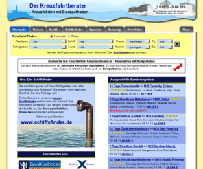 cruisescanner.net: Der Kreuzfahrtberater - Kreuzfahrten mit Bordguthaben
Kreuzfahrt-Angebote mit Bordguthaben buchen - schnell und mit TÜV-zertifizierter Sicherheit. Royal Caribbean, Holland America Line, MSC Kreuzfahrten, AIDA, PHOENIX und mehr.