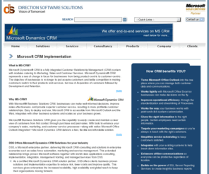 microsoft-crm-implementation.com: Customer Relations - Microsoft CRM Implementation
Direction are specialists in Microsoft Dynamics CRM. a fully integrated Customer Relationship Management (CRM) system with modules catering to Marketing, Sales and Customer Services