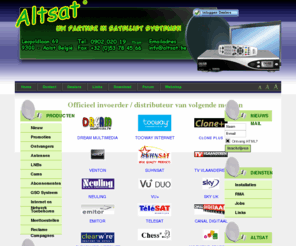 altsat.be: Altsat, invoerder van Dreambox, Venton, TV Vlaanderen, Satlook, ClarkeTech - Home
ALTSAT 09 020 20 19 begin_of_the_skype_highlighting              09 020 20 19      end_of_the_skype_highlighting - Satelliet TV en Radio, Dreambox, tv vlaanderen, Dreambox, Clarketech, tvvlaanderen, faval