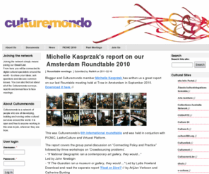 culturemondo.org: Culturemondo | an open network of international cultural portal specialists.
