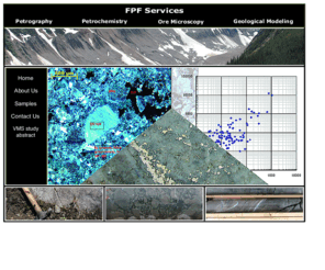 fpfexplorpetrography.com: FPF Services
Petrography, Petrochemistry, Geology, Ore Microscopy, Polished Display Samples