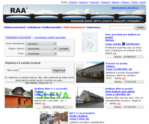 raa-hradec-kralove.cz: RAA-HRADEC-KRALOVE.CZ - rodinné domy, byty, chaty, chalupy, pozemky...
WWW.RAA-HRADEC-KRALOVE.CZ - realitní katalog pro Českou republiku