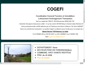 terrains-cogefi.com: Terrains COGEFI
Site commercial de la société COGEFI spécialisée en terrains, lotissements, et aménagement foncier