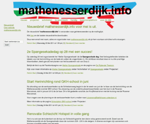 mathenesserdijk.info: mathenesserdijk.info
de website mathenesserdijk.info geeft informatie over projecten en activiteiten op de Mathenesserdijk.