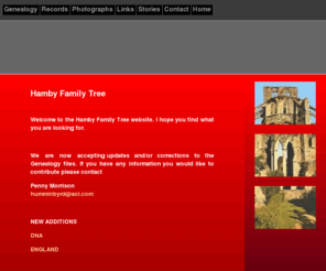 hambytree.com: Hamby Genealogy
Hamby Genealogy.