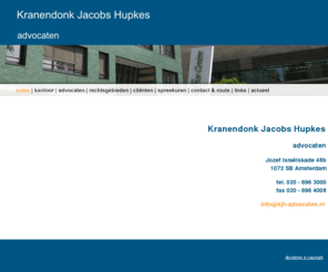 khp-advocaten.nl: Advocatenkantoor Kranendonk Jacobs Hupkes - Advocaten
Advocatenkantoor Kranendonk Jacobs & Hupkes - Advocaten