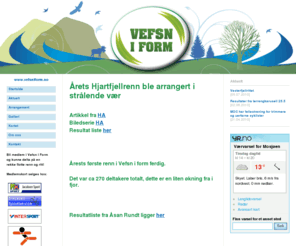 vefsniform.no: Vefsn i Form - Ta ansvar for egen helse
