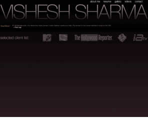 visheshsharma.com: Vishesh Sharma: Director, Producer & Editor
 