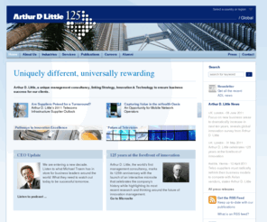 adlenvironmentandrisk.com: Arthur D. Little
adl.com is Arthur D. Little's global webpage. Founded in 1886, Arthur D. Little is the world's first and oldest management consulting firm with a strong focus on sustainability, innovation and technology.