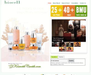 biocellcosmetic.com: BIOCELL - To Look Beautifully Younger
Langkah tepat miliki kembali cantik kulit remajamu! mengatasi problema kulit wanita memasuki usia dewasa, sesuai untuk semua jenis kulit