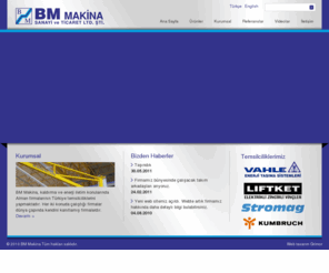 bmmakina.com.tr: BM MAKİNA | BKB Hafif Kreyn Sistemleri | Liftket Elektrikli Zincirli Vinçler | Kato Motorlu Kablo Toplama Tamburları | Stromag Güvenli Fren Sistemleri | Vahle Enerji Taşıma Sistemleri | Kumbruch Vagon Krikoları
BM Makinanın kuruluşu uzun yıllar vinç piyasası içerisinde edinilen tecrübe sonucu gerçekleşmiştir.Vinç piyasası içerisinden gelmemize rağmen vinç imalatçılarını kendimize müşteri olarak seçtiğimizden ,vinç imalatçıları ile rekabet etmeme kararı aldı