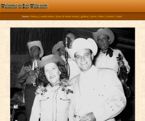 bobwillscelebration.com: The Official Home of Bob Wills
Welcome to the official online home of Bob Wills!