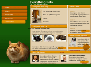 everythingpets.biz: My New Website Home
My New Website