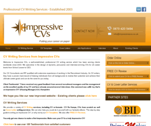 impressivecvs.co.uk: CV Writing
CV writing services providing high quality Curriculum Vitae advice and Professional CV Writing Services to the UK.