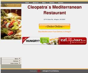cleopatra-lounge.com: Cleopatra`s Mediterranean Restaurant | Arlington, VA | 22203 | Mediterranean Cuisine Delivery
Cleopatra`s Mediterranean Restaurant In Arlington, VA. Fast convenient Delivery of Mediterranean Cuisine to Your Home. NEW - Online Ordering.