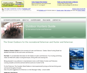 huntersguide.org: The Great Outdoors for the recreational fisherman and Hunter
Outdoor hunters guide for the recreational hunters and fisherman.