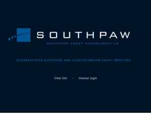 southpawassetmanagement.com: Southpaw Asset Management LP
Southpaw Asset Management LP is a hedge fund manager focused on corporate deep-value distressed and special situations opportunities based in Greenwich, CT.