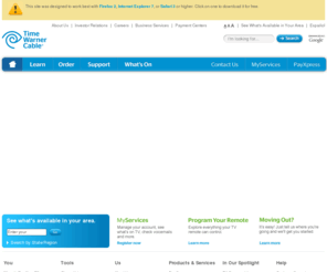 timewarnercablecompany.com: Time Warner Cable | Time Warner Cable | Corporate
Time Warner Cable offers Digital Cable TV, High-Speed Online and Digital Phone services across the nation.