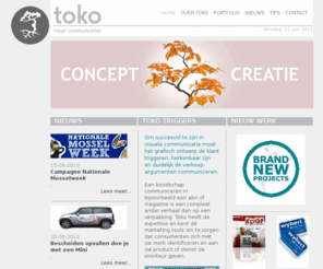 toko.vc: Toko Visual Communication
Toko Visual Communication is een creatief design & communicatie bureau in Huissen voor strategie, creatie en realisatie van marketing communicatie middelen.