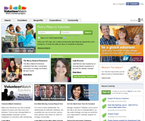 corporatevolunteertools.org: VolunteerMatch - Where Volunteering Begins
Search Volunteer Opportunities. VolunteerMatch provides volunteer information and listings in your local community. Find local volunteering opportunities now!