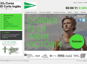 cursaelcorteingles.org: 33a Cursa El Corte Inglés
La Cursa El Corte Inglés és una de les curses populars més importants del món. Hi ha contribuït especialment el suport prestat per les institucions...