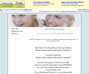 parentingaxioms.info: Home Page
Home Page