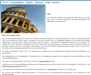 xn--flge-rom-75a.net: Rom - flüge-rom.net
Hier finden Sie nützliche und interessante Informationen zur Stadt Rom.