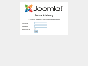 future-advisory.com: Welcome to Future Advisory !
Joomla! - le portail dynamique et système de gestion de contenu