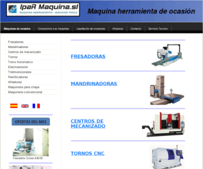 laminadoraocasion.com: Varios - Maquinaria Nueva y de Ocasión / New and Used machine tools
used machine,Maquinaria de Ocasion,centros de mecanizado, fresadoras,tornos,taladros,roscadoras,rectificadoras,afiladoras,Used machine tools, second hand machines, gildemeister,michael deckel,vertical