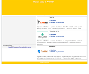 mutui-casa.org: index e tutto sui mutui casa - Mutui Casa
Richiedi preventivo on line per index, tutto sui mutui casa, con Mutui Casa. Grazie al nostro sito puoi ottenere i prestiti e finanziamenti più consoni alle tue esigenza. 