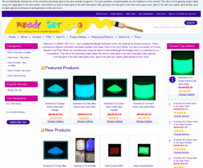 readysetglo.com: Glow in the Dark Paint. Super Bright glow powder, Commercial luminous paint.
Amazing glow in the dark paint. Super long glowing paints and powders.