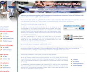 webhosting-bestellen.de: Webhosting, Hosting und Domain Angebote hier informieren und direkt online bestellen
Webhosting, Hosting und Domain Angebote hier informieren und direkt online bestellen