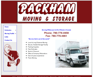 packhammovingandstorage.com: Packham Moving & Storage | Whitecourt |
Packham Moving and Storage serves Whitecourt and all of Western Canada with service that is out of this world./