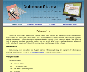 dubensoft.cz: Dubensoft.cz: tvorba software
Evidence autoškoly