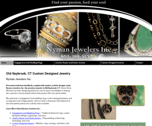 nymanjewelersct.com: Jewelers Old Saybrook, CT ( Connecticut ) - Nyman Jewelers Inc.
Nyman Jewelers Inc. offers a wide selection of jewelry including rings, watches, precious gems, and more to Old Saybrook, CT. Call us at 860-388-9152.