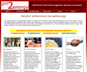 one-energie.com: get2energy für Ihre Energieversorgung
get2energy: Distribution für Energieversorgung