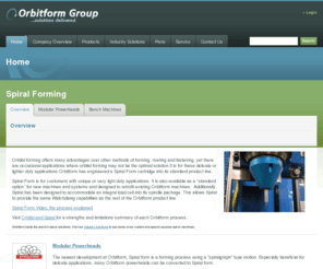 radialriveting.com: Spiral Forming, Spiralform, Spiral Riveting, Radial Riveting Equipment by Orbitform
Spiral Forming, Spiralform, Spiral Riveting, Radial Riveting Equipment by Orbitform