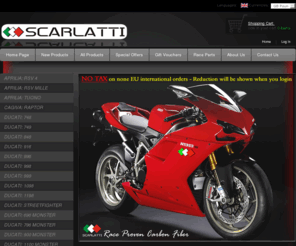 scarlatti-moto.com: Scarlatti Moto LTD, Carbon Fibre Parts, Ducati, Aprilia, MV Agusta and Cagiva
We manufacture high quality carbon fiber / fibre & GRP parts for Ducati, Aprilia,
MV Agusta, Cagiva, KTM, Honda, Suzuki, Yamaha, Kawasaki, & Triumph
Sports Bikes, Super Bikes & Motorcycles