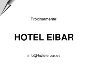 hoteleibar.es: Hotel Eibar :: Guipúzcoa :: País Vasco :: España
El Hotel Eibar está situado en el Polígono Industrial Azitain a 150m de la salida 15B de la autopista A8, a 50km de San Sebastian y a 40km de Bilbao