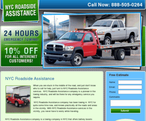 nycroadsideassistance.com: NYC Roadside Assistance  New York City Roadside Assistance Company
NYC Roadside Assistance provides 24 Hour Roadside Assistance in NYC. NYC Roadside Assistance also provides Towing.